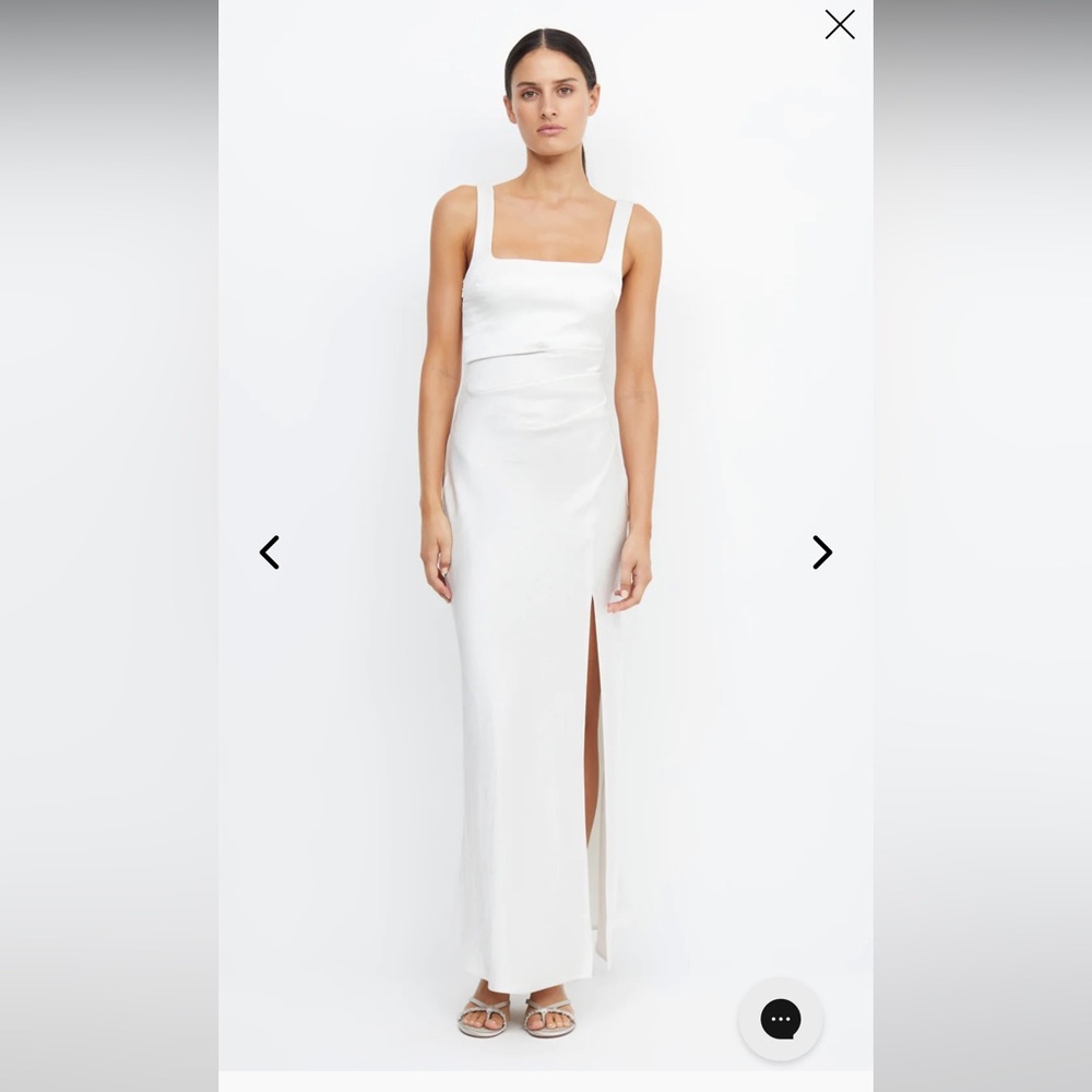 The Dreamer Square Neck Dress - Ivory - Bec + Bridge